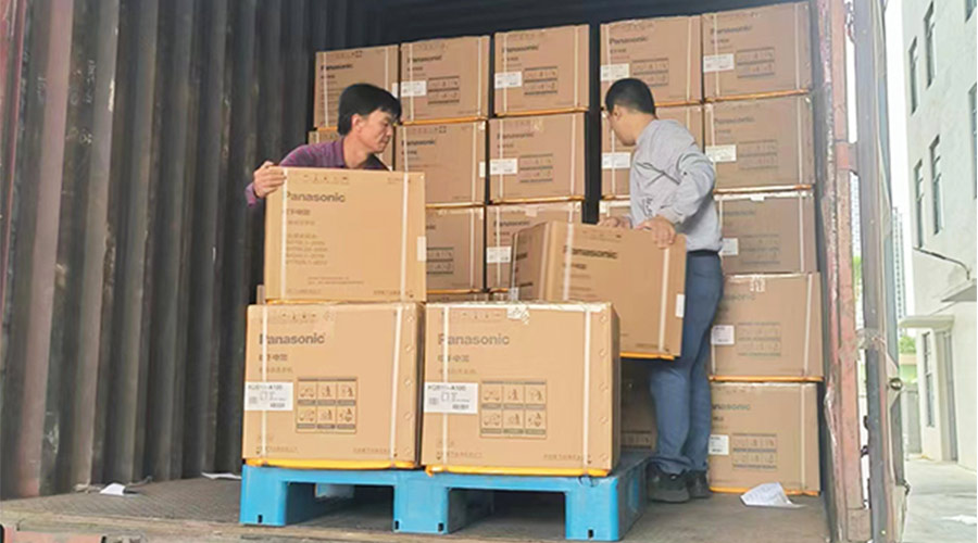 發(fā)貨抓速度！金環(huán)電器第一時間完成松下滾筒干衣機(jī)發(fā)貨