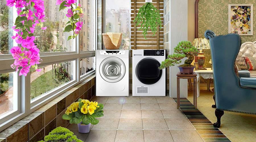 家居陽(yáng)臺(tái)晾曬衣物不干怎么辦，衣物烘干機(jī)來(lái)解決！