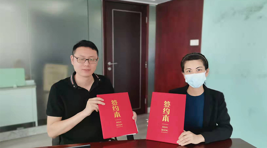 祝賀！金環(huán)電器與寧波某品牌電商客戶再次合作，簽約成功！