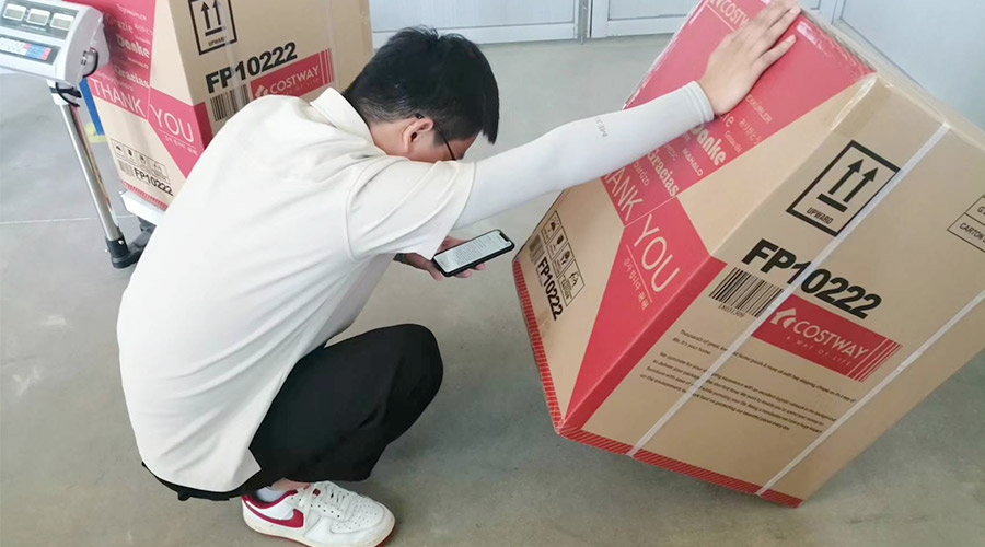 實況直擊！客戶北美COSTWAY開展衣物烘干機驗貨