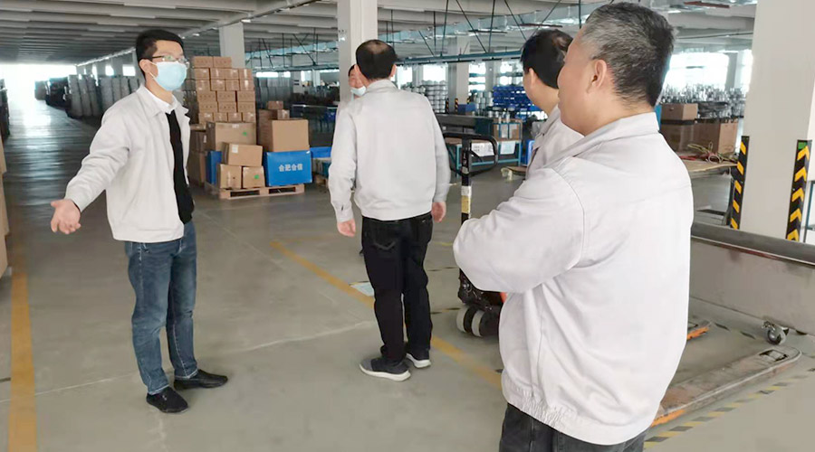 查隱患 防事故！金環(huán)電器領導開展節(jié)前安全檢查