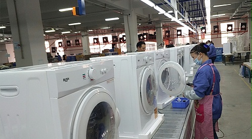 年底繁忙！金環(huán)電器全力保障英國Argos客戶滾筒干衣機(jī)生產(chǎn)